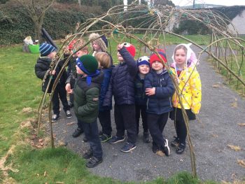 Outdoor Classroom – Final weaving day